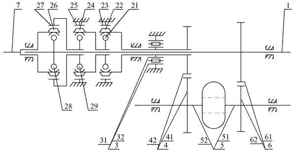 Compound axial-flow type hydraulic torque converter and continuously variable transmission