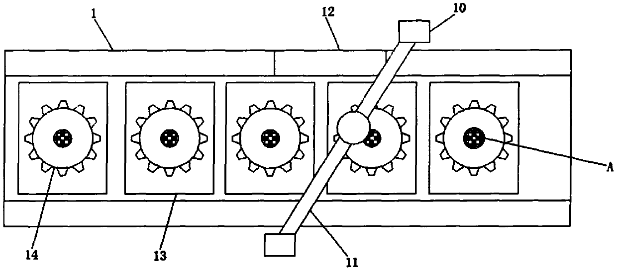 Automatic detection device for automobile gearbox gear production