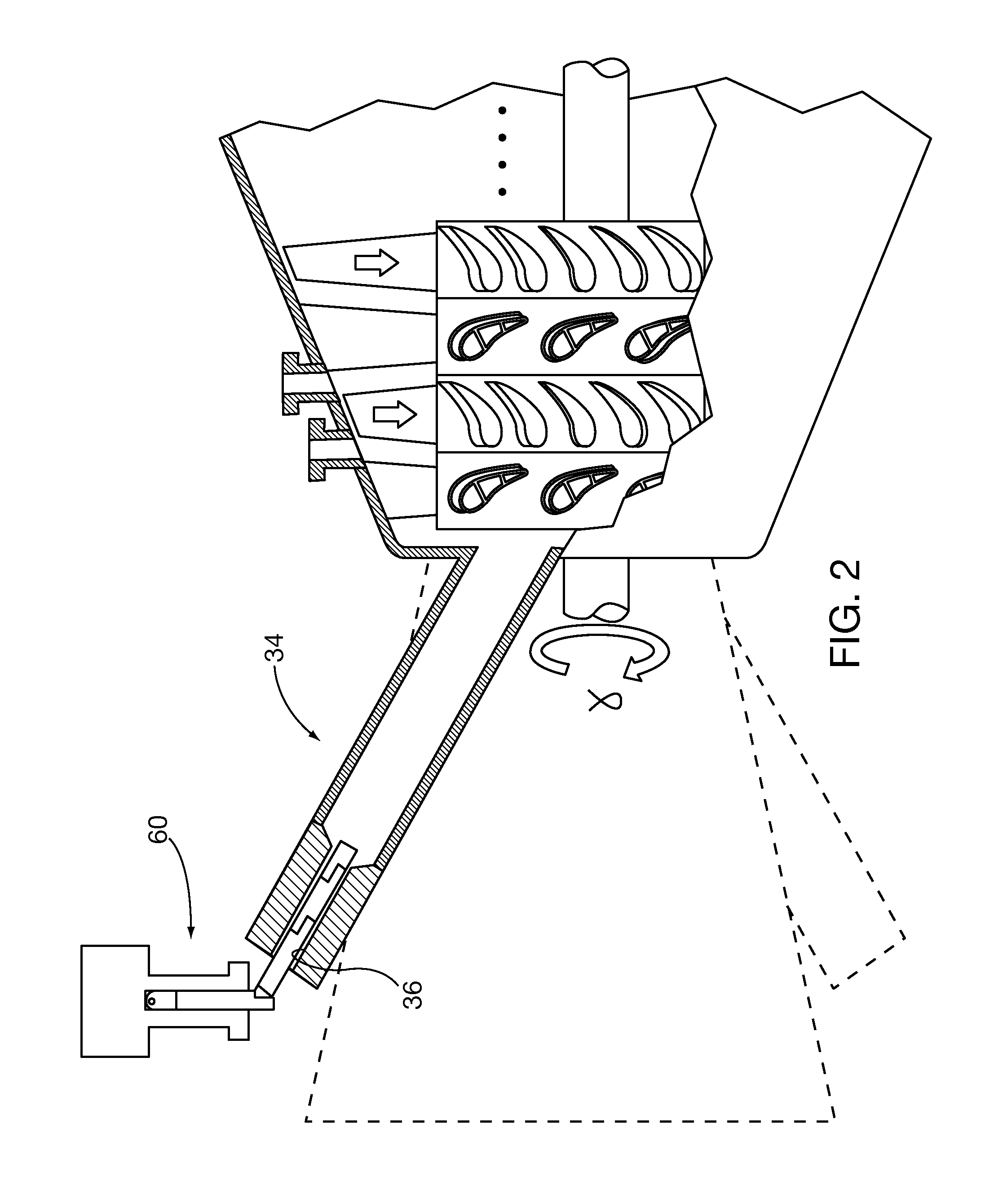 System and method for automated optical inspection of industrial gas turbines and other power generation machinery