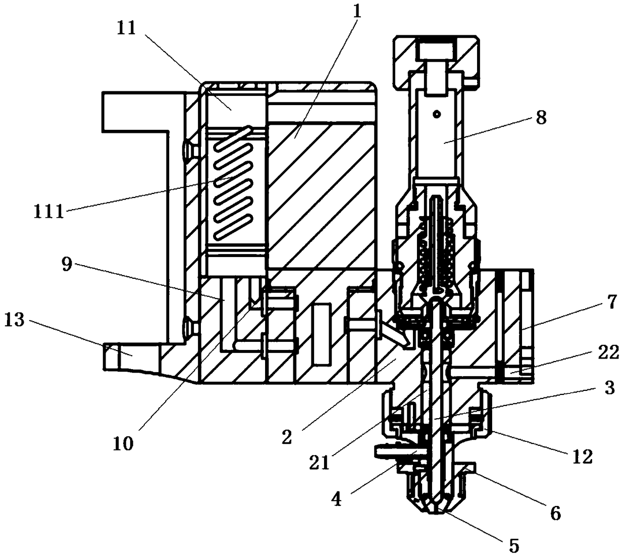 Improved injection dispensing valve