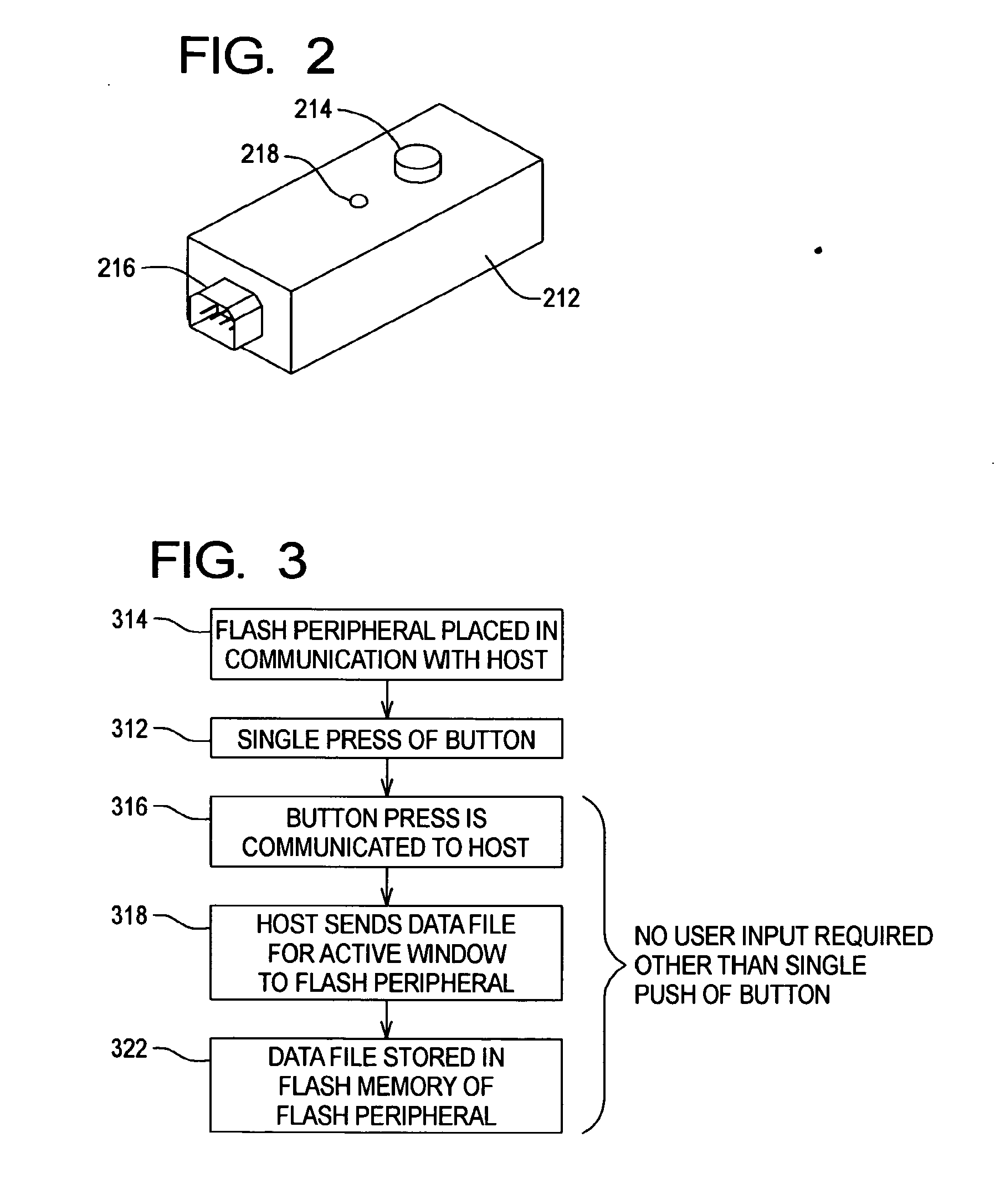 Memory method and apparatus with button release