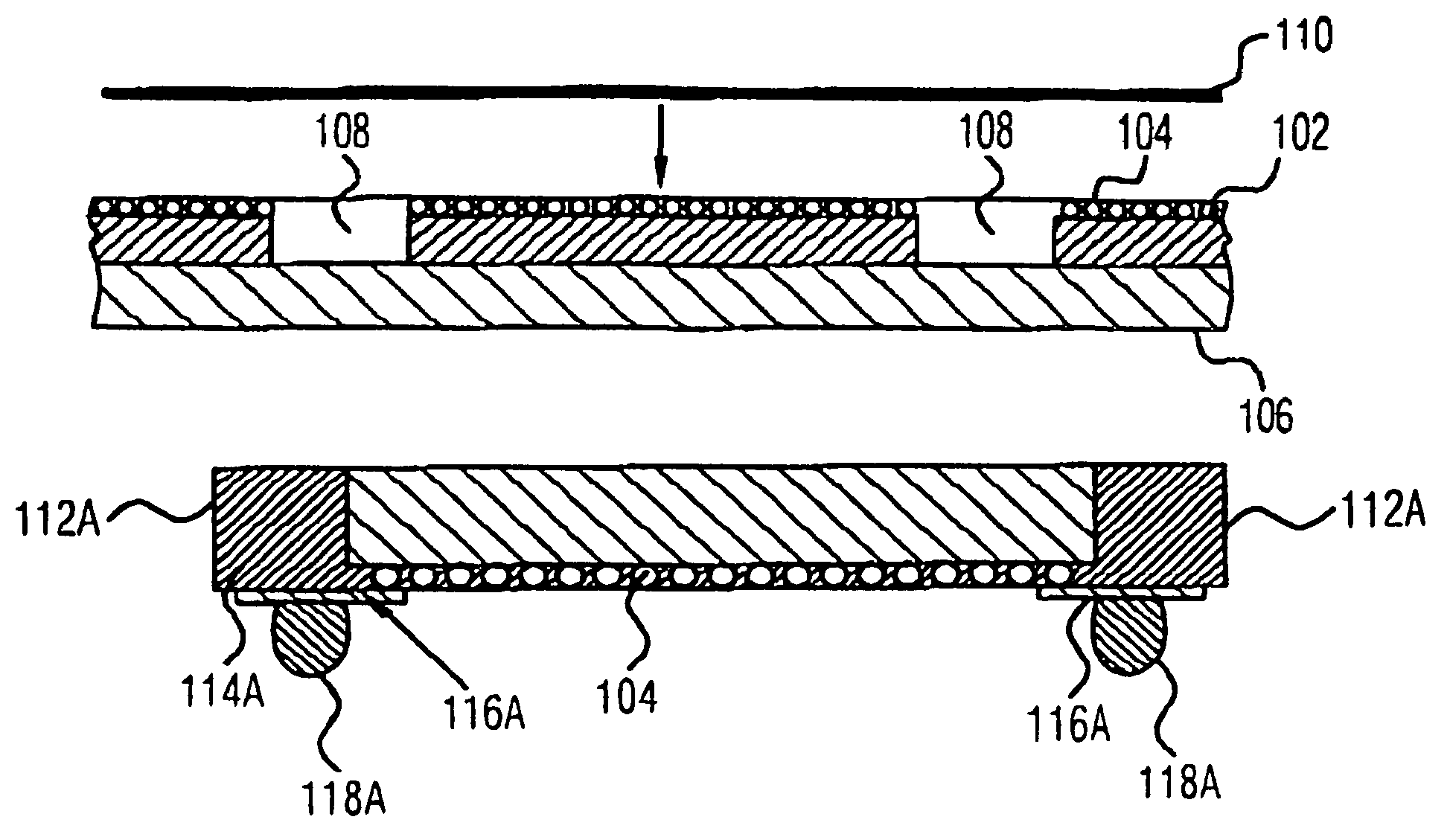 Method for producing encapsulated chips