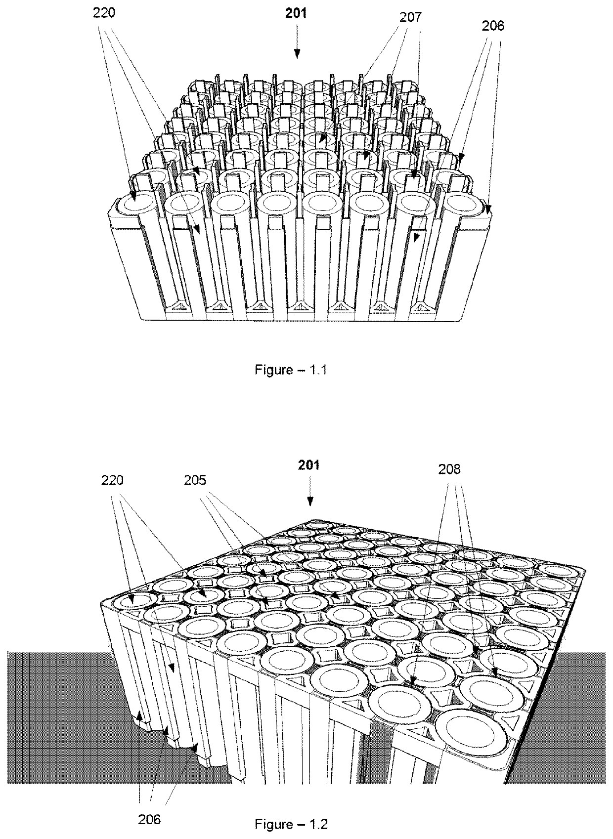 Temperature controlled battery pack bath tub (BPBT), and a Method of protecting a large battery pack from thermal stresses