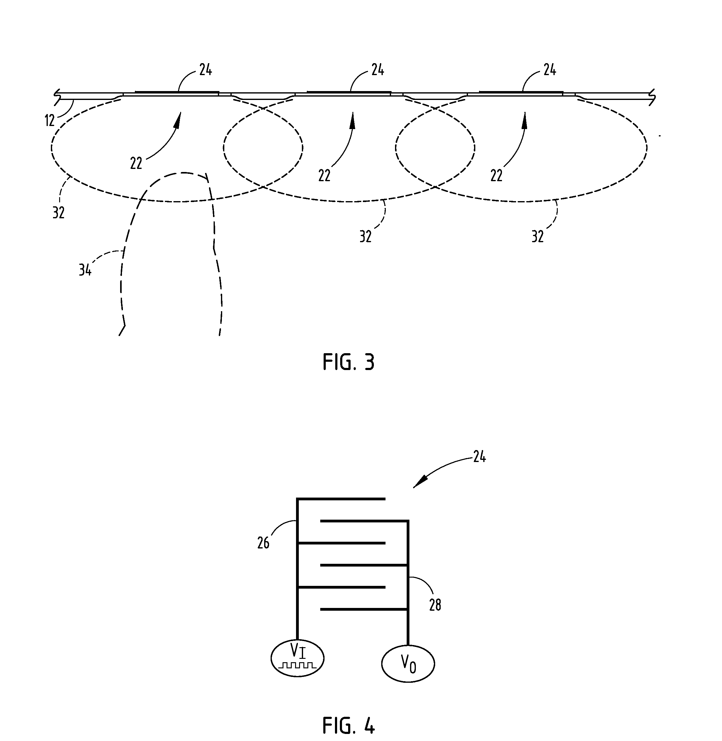 Proximity switch assembly and activation method having virtual button mode