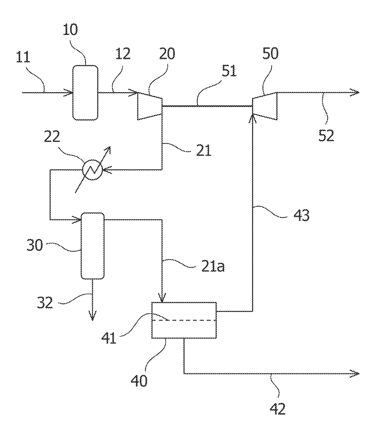 System and method for separating carbon dioxide from natural gas