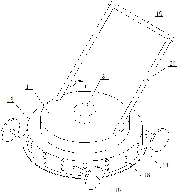 Portable mower for municipal garden engineering