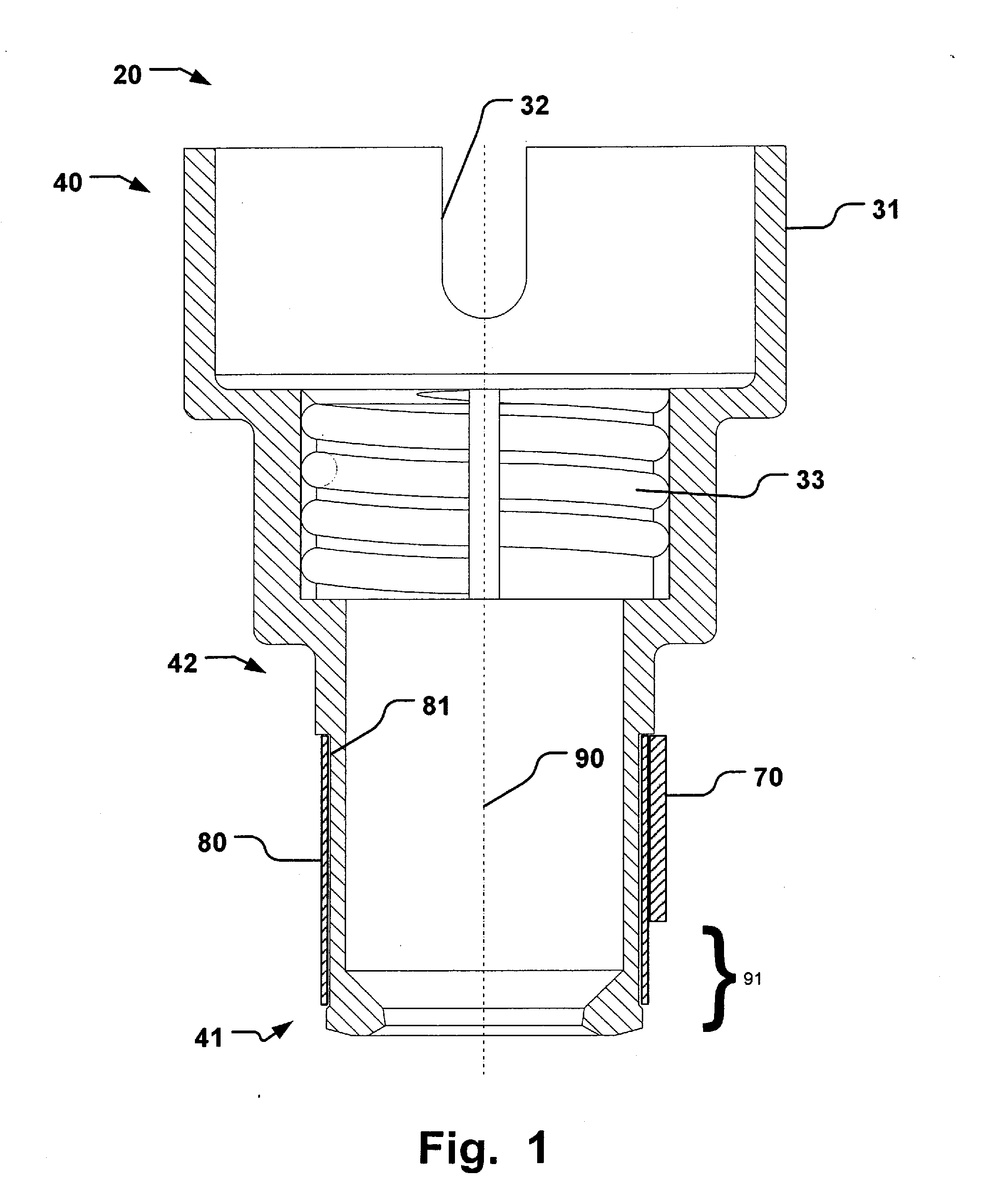 Adapter assembly for an anesthetic equipment