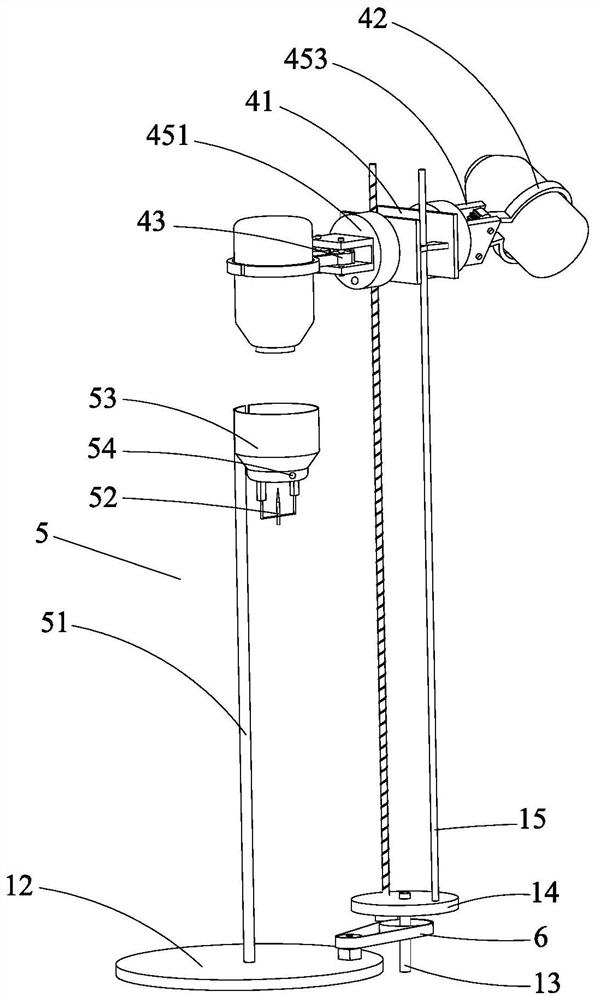 Transfusion bottle changing device for emergency department