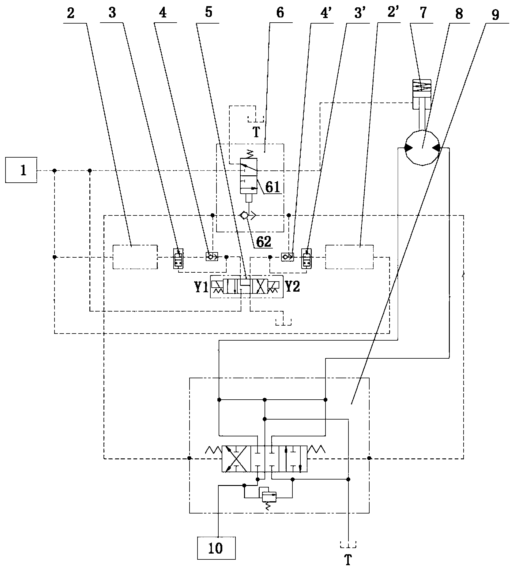 Pilot control module, pilot brake control system and engineering machinery