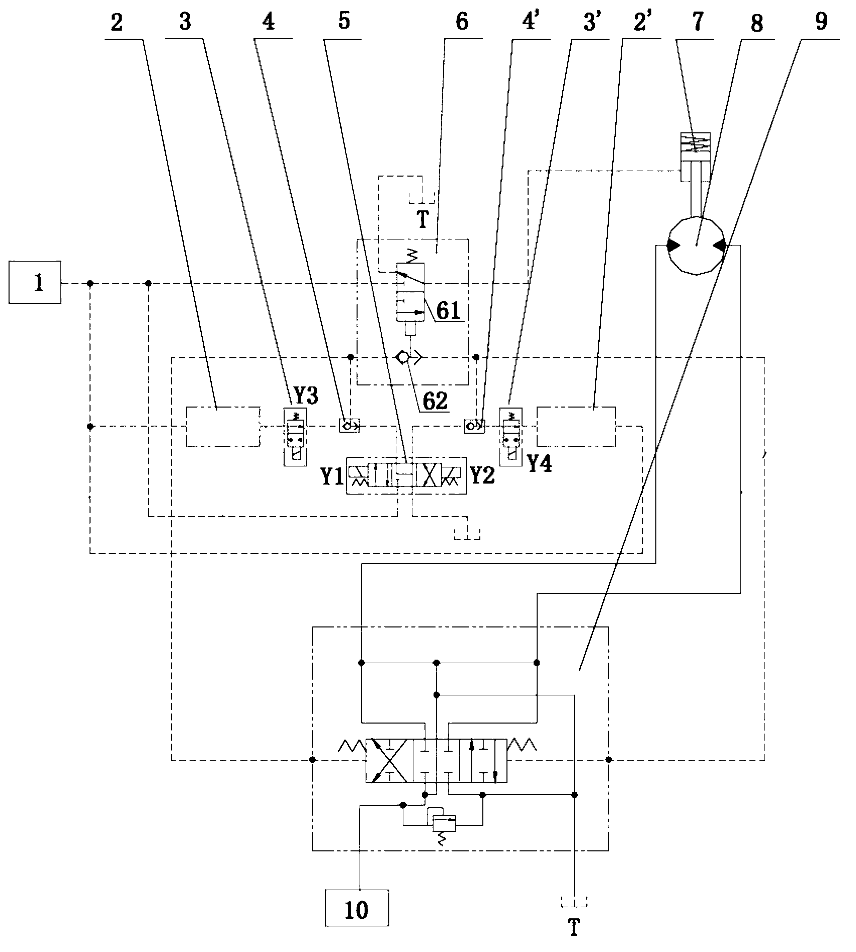 Pilot control module, pilot brake control system and engineering machinery