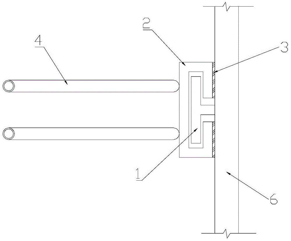 Sliding connection device for construction column and steel column