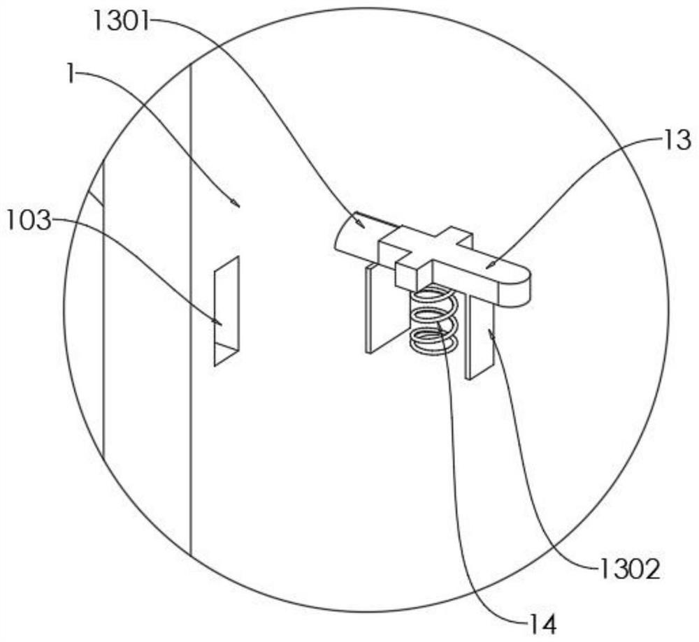 Charging pile box structure with automatic fire extinguishing function