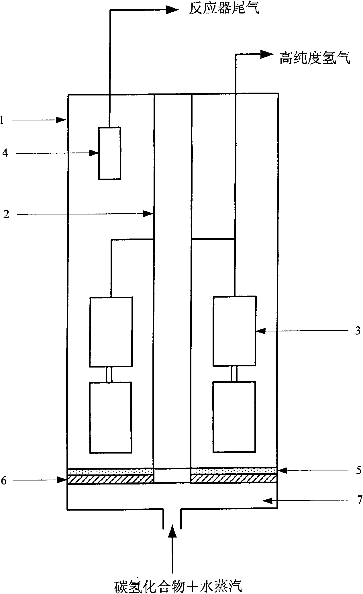 Ring shaped radial arrayed fluidized bed membrane reactor