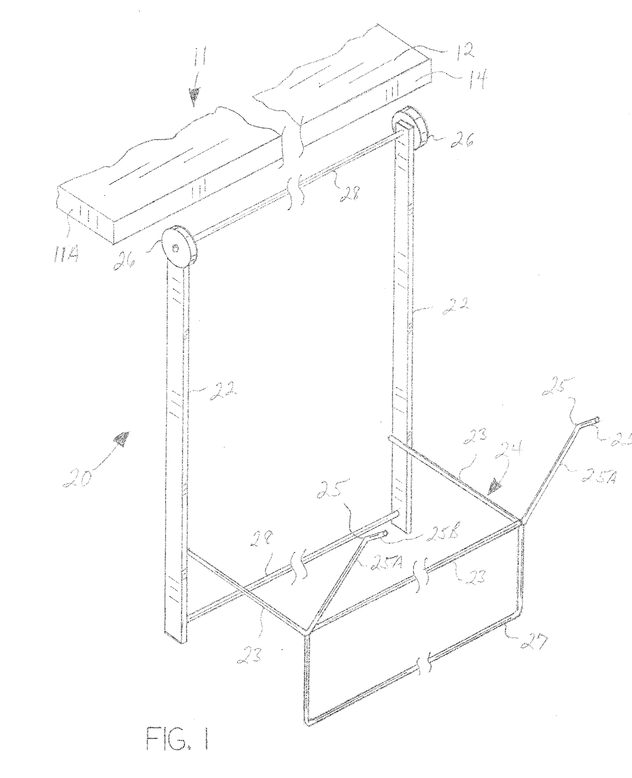 Combination Folding Spa Cover and Receptacle