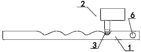 Device for increasing reminder to replace gasket and used for self-adjusting arm