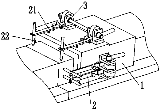 Guide rail splicing error measuring device