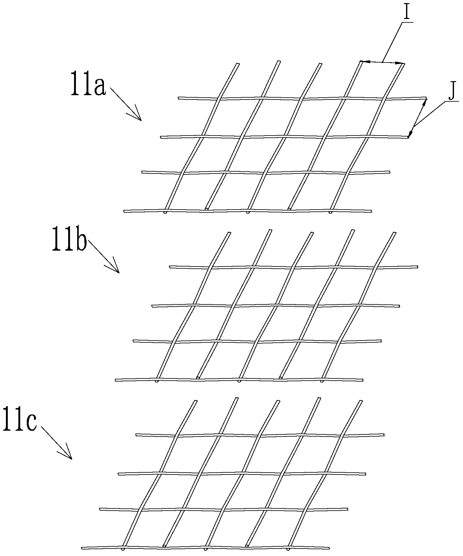 Compound gridding rib layer product with surface protecting paper and preparation method thereof