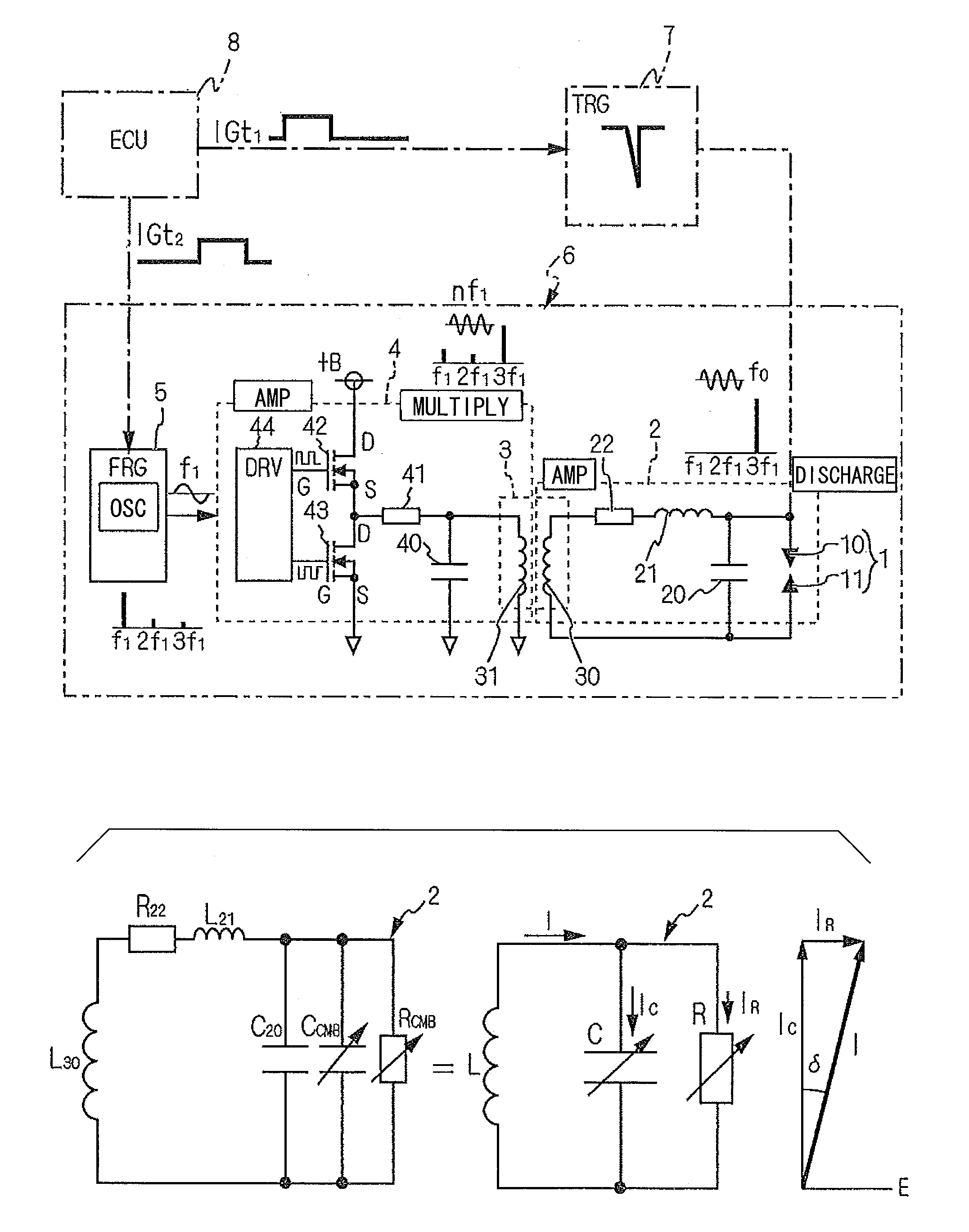 High frequency plasma generation system and high frequency plasma ignition device using the same