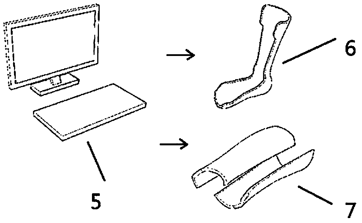 Combined machining method for SLA orthosis formed by three-dimensional printing