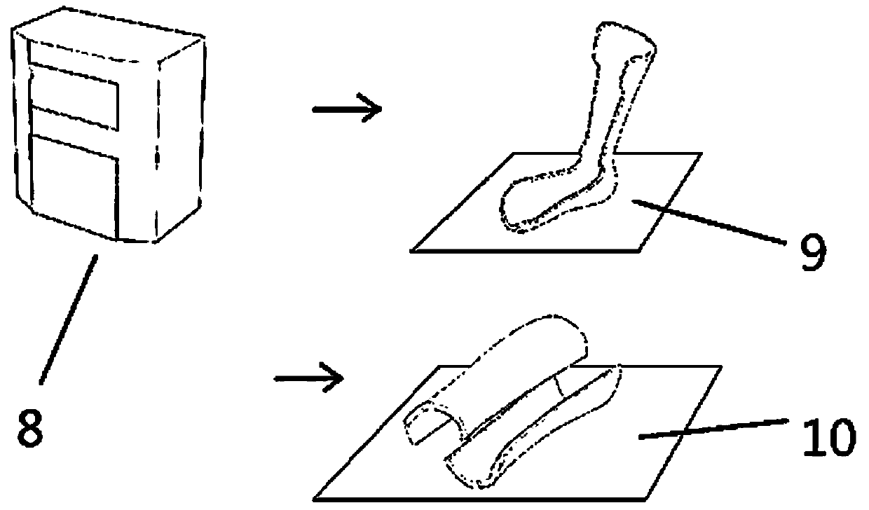 Combined machining method for SLA orthosis formed by three-dimensional printing