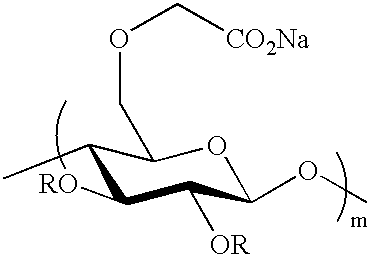 Crosslinked polysaccharide, obtained by crosslinking with substituted polyethylene glycol, as superabsorbant
