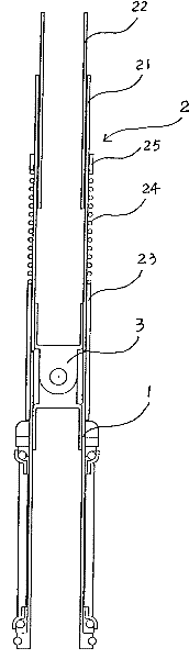 Folding handlebar supporting tube for bicycle