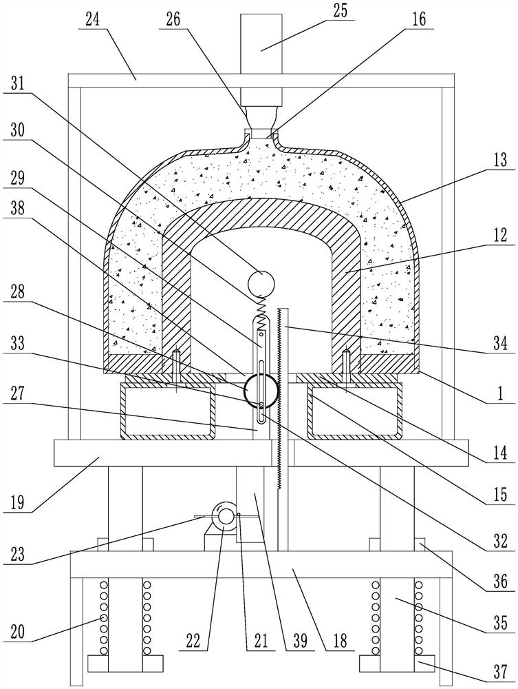 Processing method of ceramic dielectric window for plasma etching machine