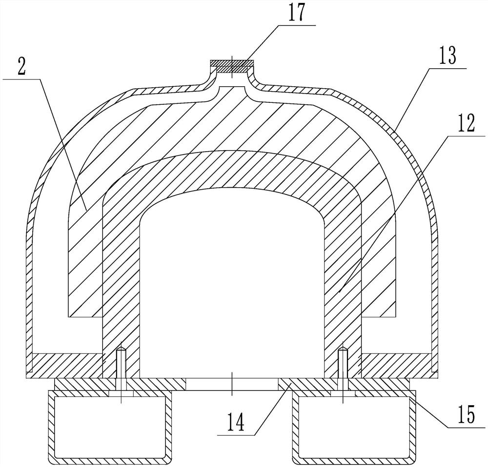 Processing method of ceramic dielectric window for plasma etching machine