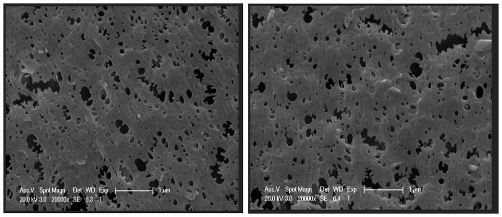 A kind of preparation method of the flat film that is used for sludge thickening