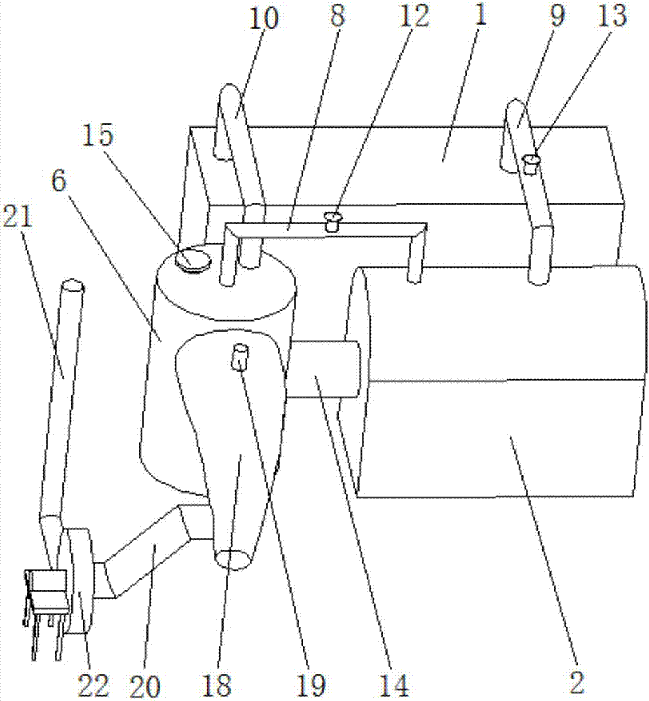 Boiler device for preparing steam