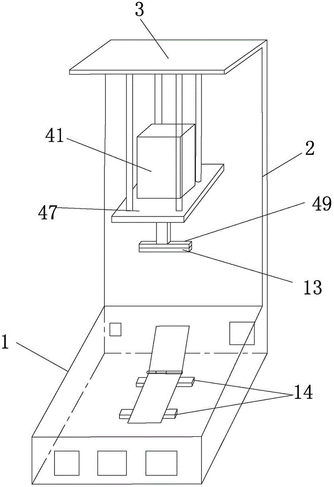 Clamshell phone pressing testing device and method