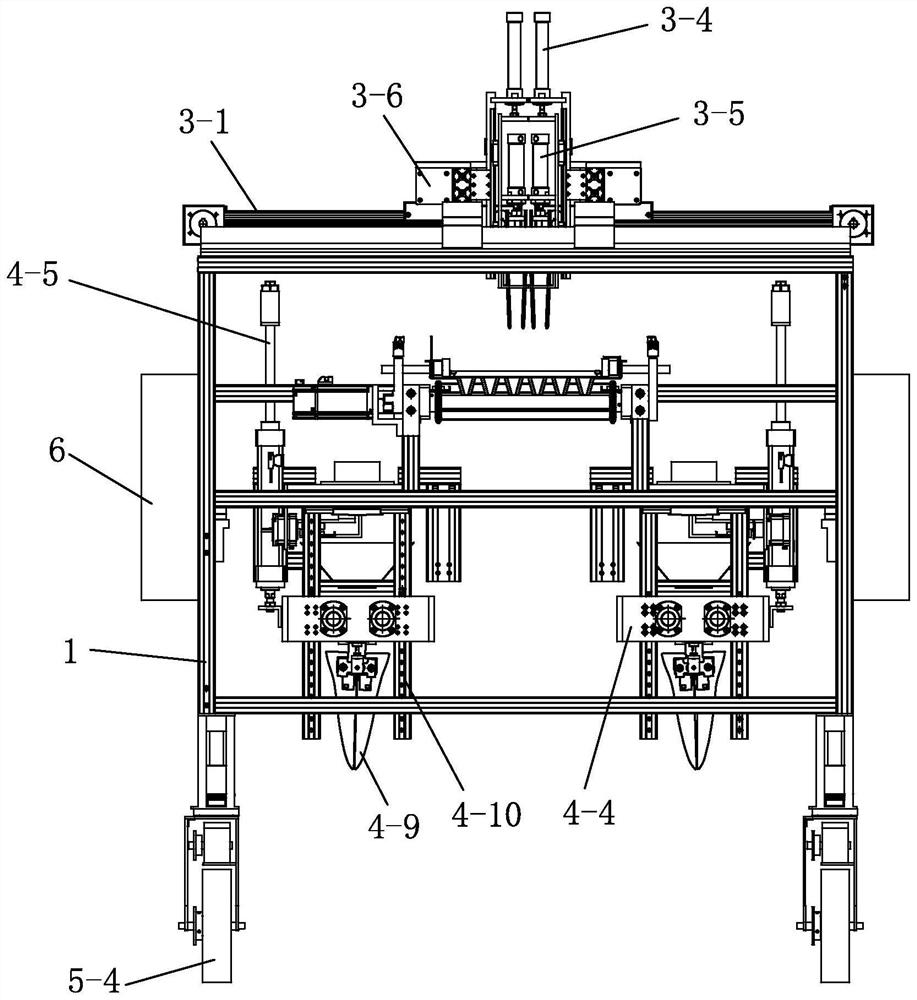 Electric drive type dry land plug seedling transplanter