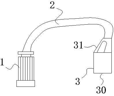 Sizing agent spraying machine