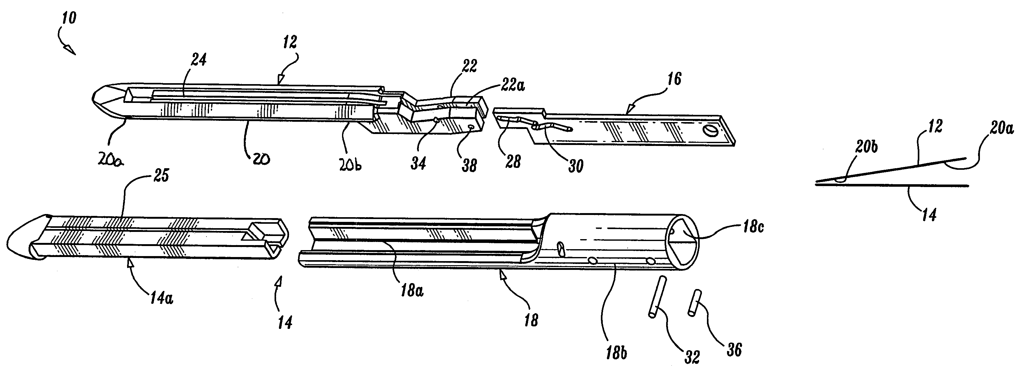 Tool assembly for surgical stapling device