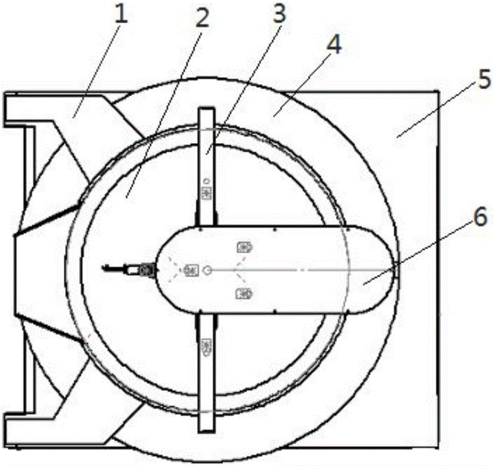 Electromagnetically-inductive self-overturning heating frying pot