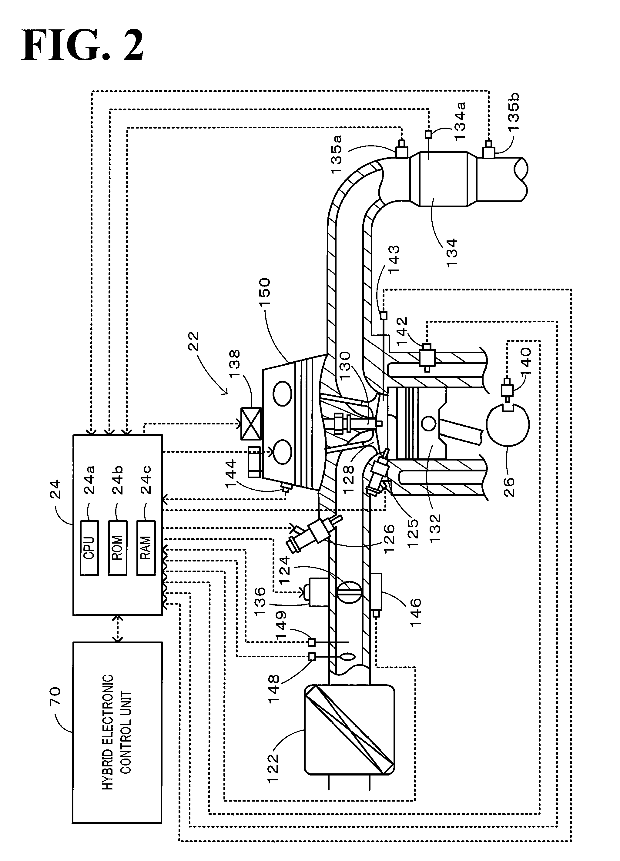 Internal combustion engine system, control method of internal combustion engine system, and vehicle