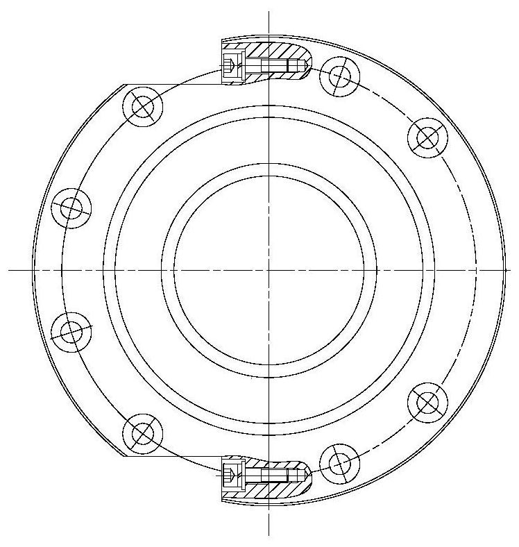 A labyrinth seal structure