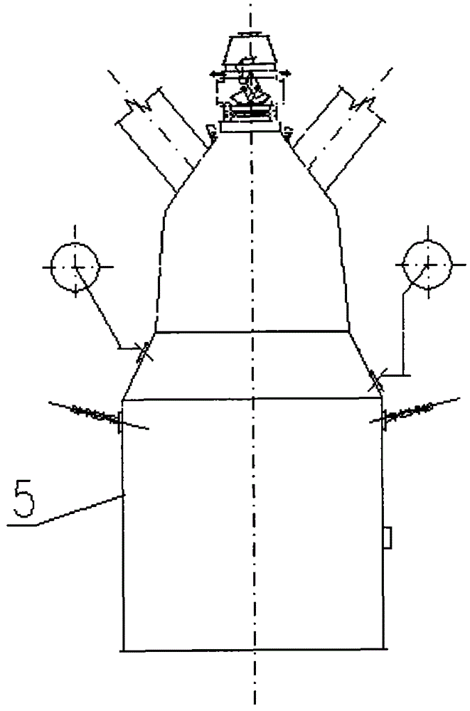 High-wind-temperature rotational flow injection disturbance melting reduction and prereduction combination device and method