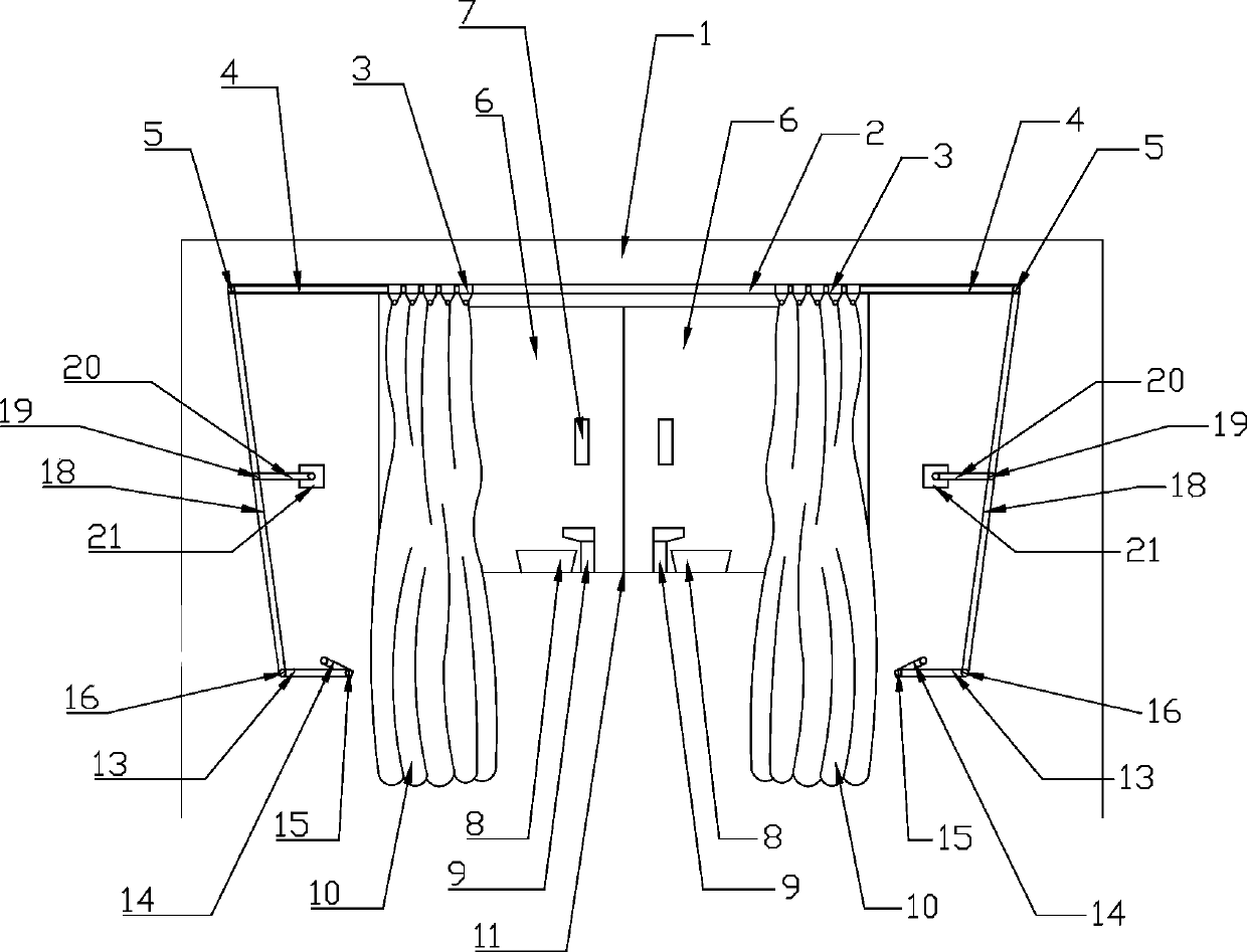 A multifunctional window structure for placing flower pots