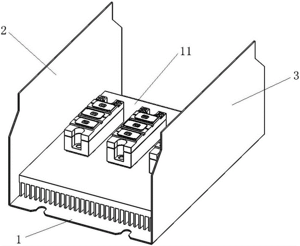 Installation method of power semiconductor device and controller shell