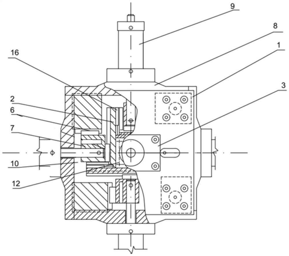 Three-way rigid loading true triaxial apparatus