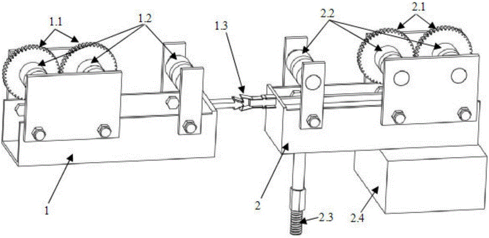 High-altitude walking robot rescuing device mechanism