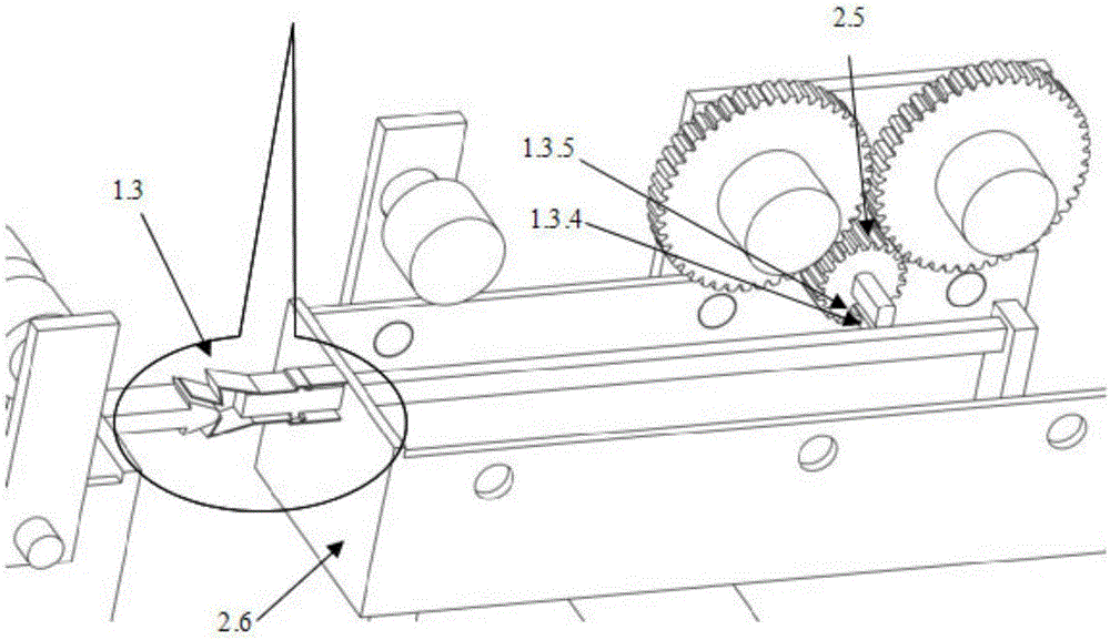 High-altitude walking robot rescuing device mechanism