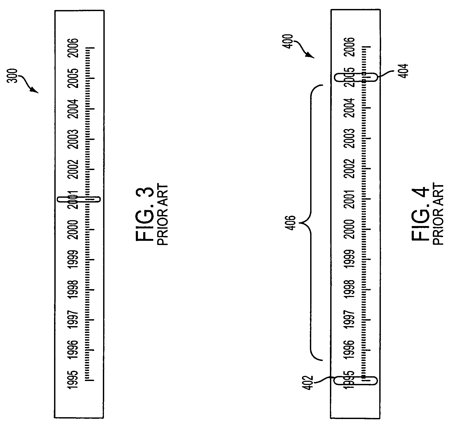 Method and apparatus of choosing ranges from a scale of values in a user interface