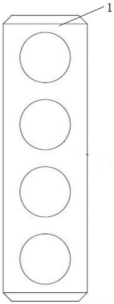 Gold wire fixing structure for gold wire bonding