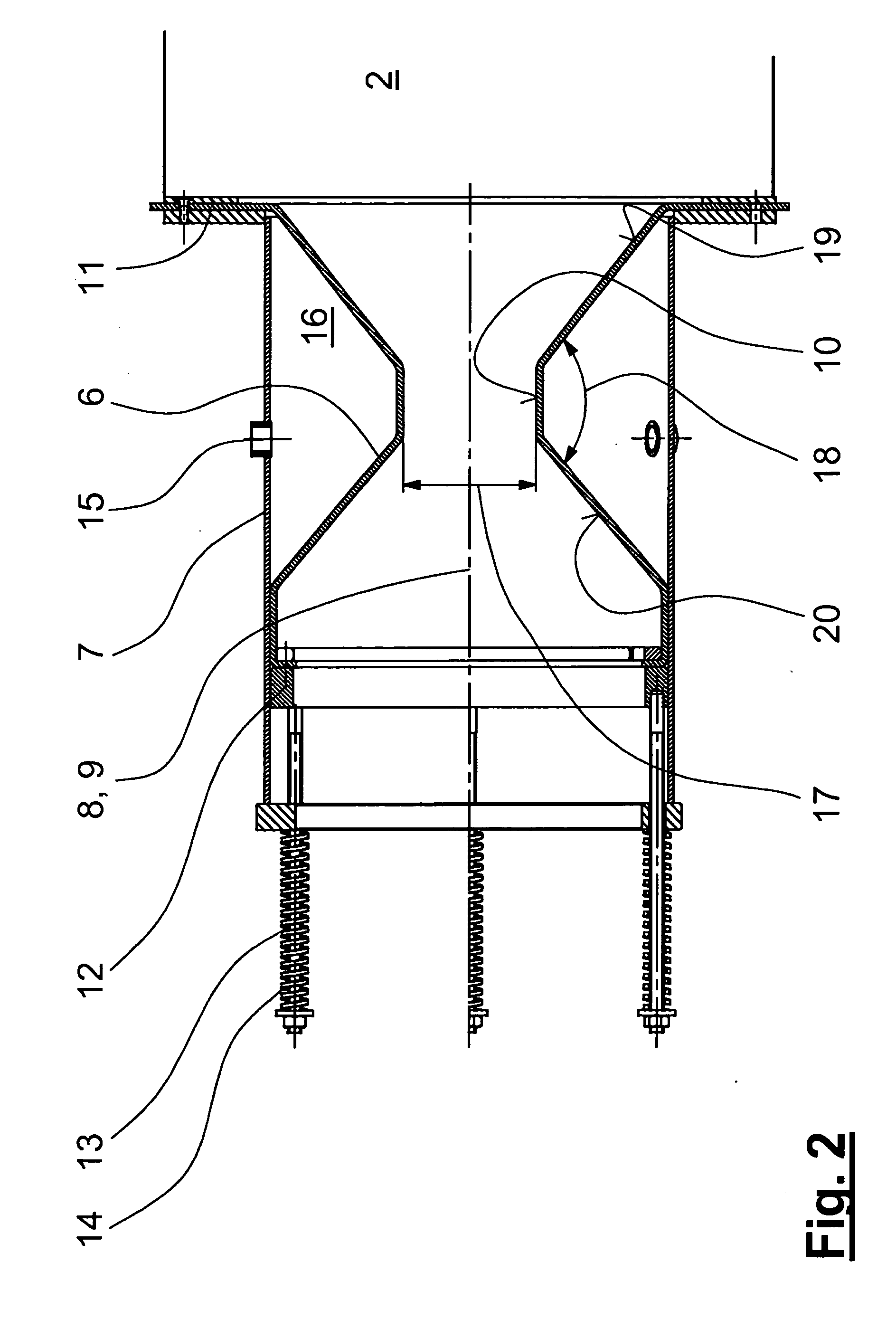 Device for sealing a cooling tank for an extruded plastic profile