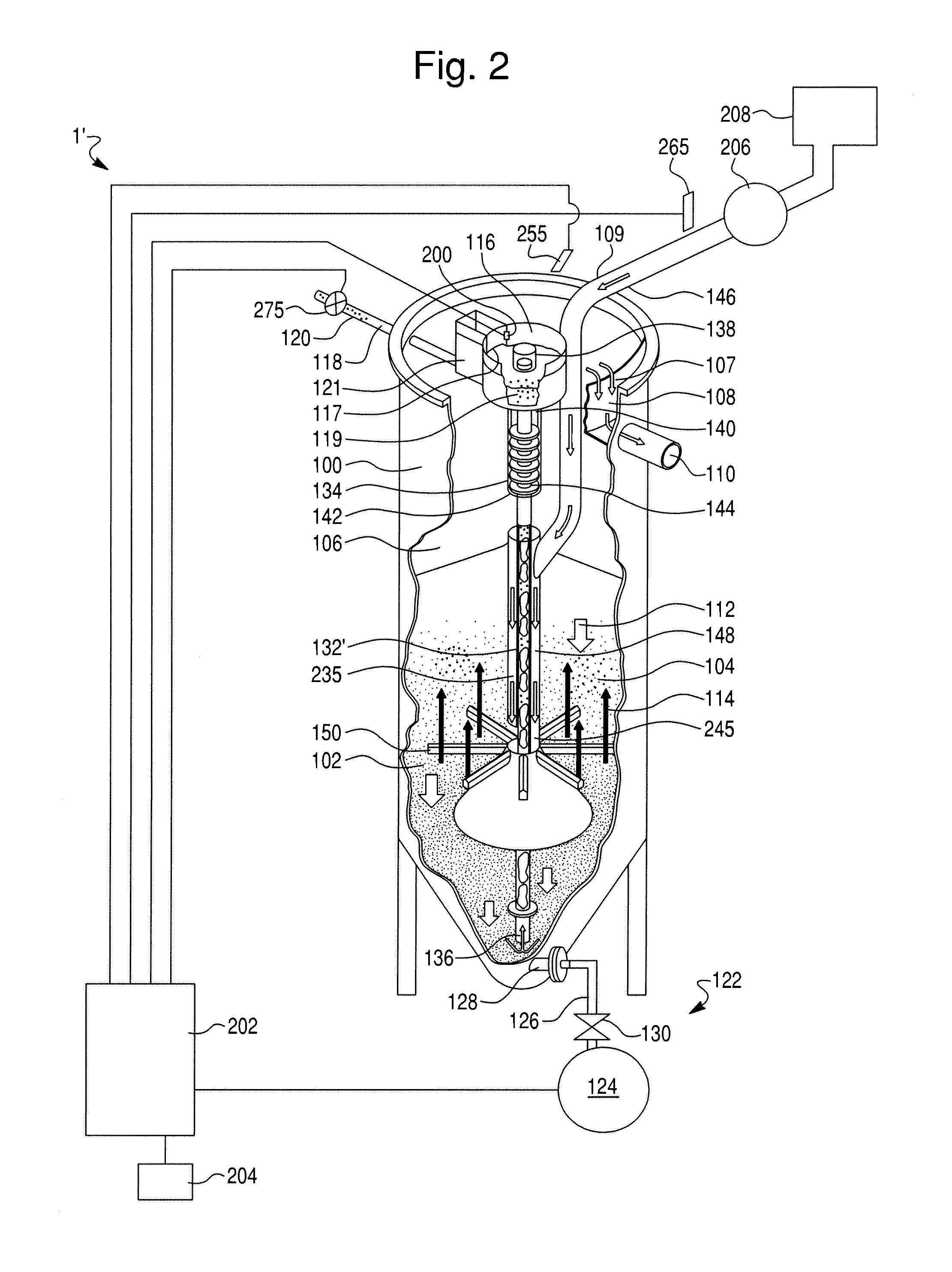 Method and computer program product for treating liquid containing impurities