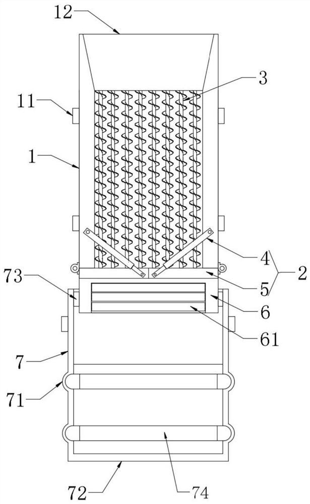 Packing device for bridge production and using method thereof