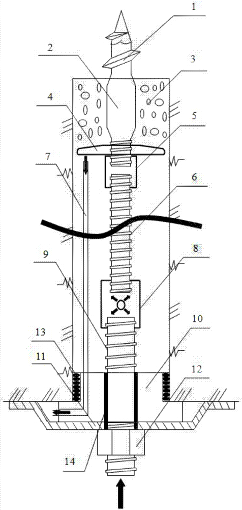 A Three-Stage Anchor Combined Hollow Grouting Anchor