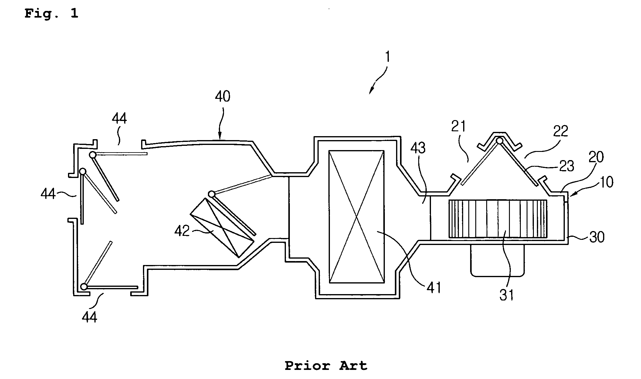 Blower for vehicles